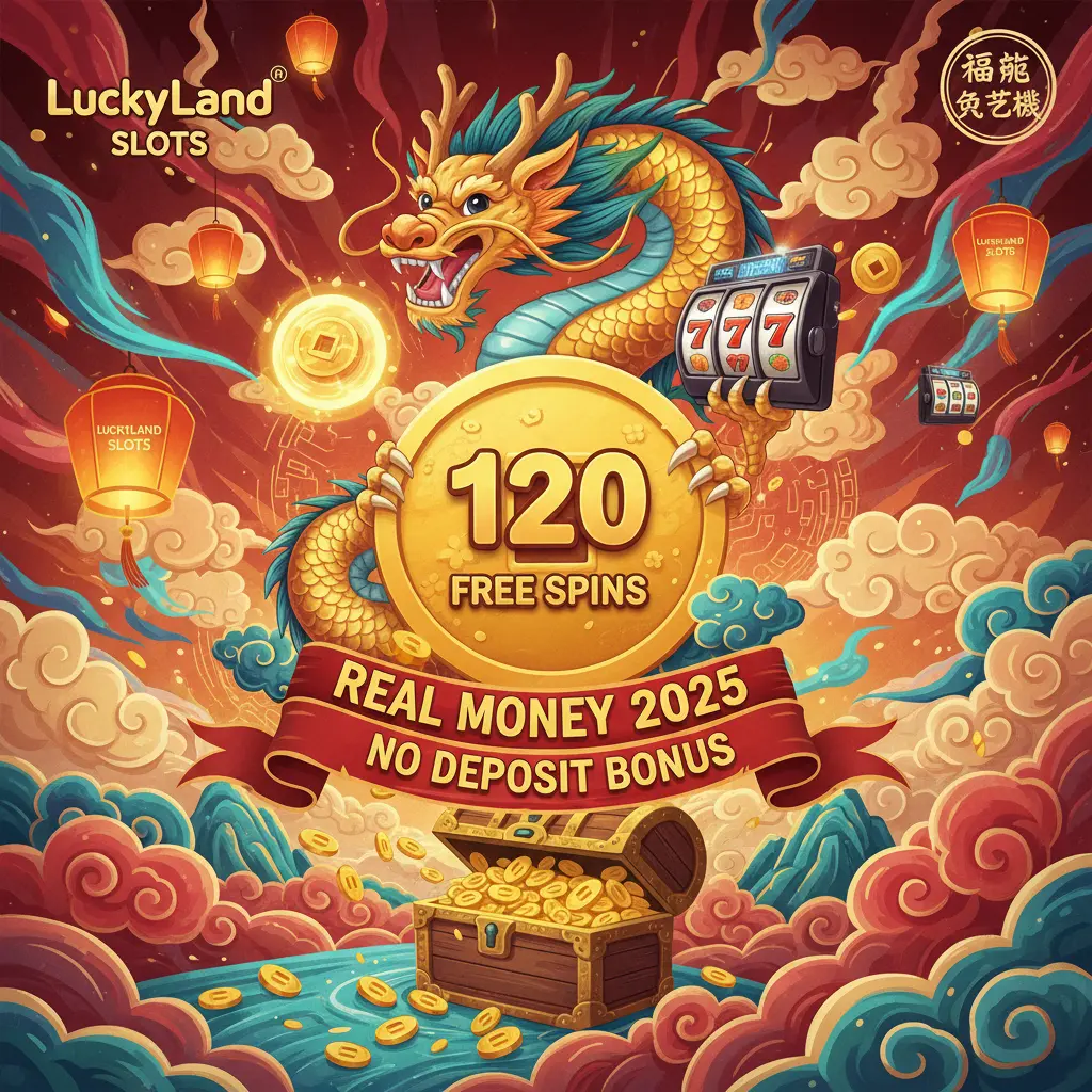 120 free spins for real money 2025 No Deposit Bonus - LuckyLand